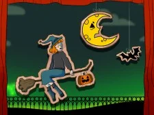 Fly Vrăjitoare de Halloween