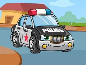 Mașini de poliție jigsaw